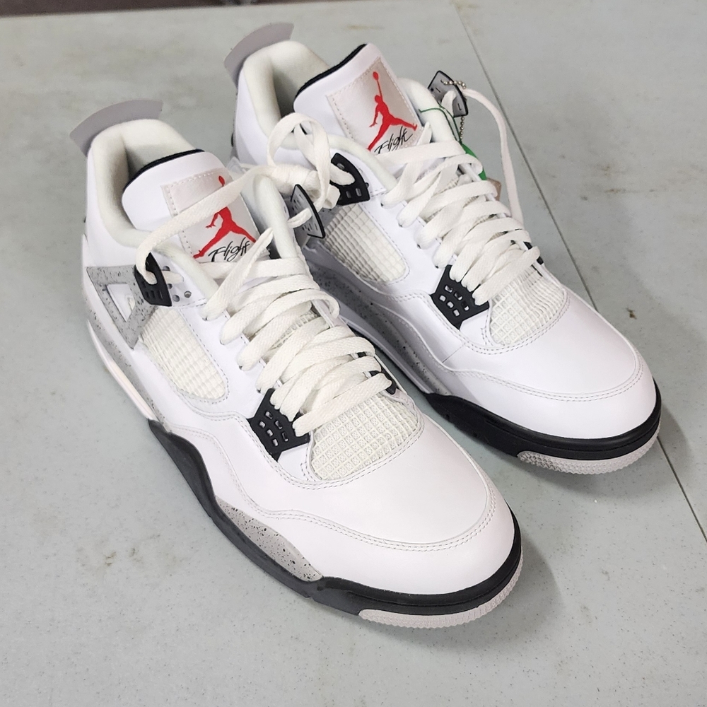 Jordan 4 Retro White Cement || Size 13
